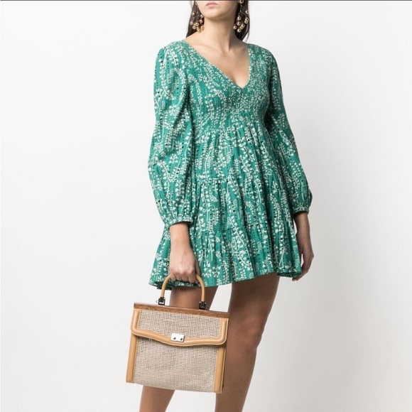 RIXO Sasha Floral Eyelet Mini Dress - Picture 4 of 12